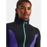 Under Armour Pjt Rck LetsGo Crop FZ Black and Purple Sports Crop Top Top | Eponuda.ba