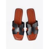 Sergio Leone Black flip-flops with a square toe | Shoptok.si