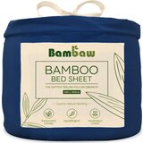 Bambaw rjuha iz bambusa 160 x 200 cm - navy blue Cene