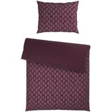 Dieter Knoll OBOJESTRANSKA POSTELJNINA STRIPES DK 140/200 cm saten vijolična u
