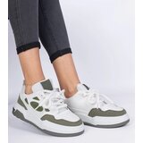 D/CEO marka niezdefiniowana Green women's sneakers with thick laces Alpacco | Shoptok.si