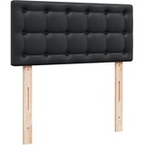  s oprugama i madracem crni 90 x 200 cm od umjetne kože | shoptok.hr