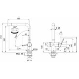 Franke 115.0669.768 Active Twist FN 5350.901 kuhinjska armatura | Shoptok.si