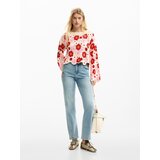 Desigual Pulover svijetloroza / crvena / bijela | shoptok.hr
