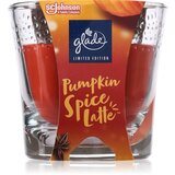 Glade Pumpkin Spice Latté dišeča sveča 112 g | Shoptok.si