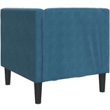  Fotelja Chesterfield plava baršunasta | shoptok.hr