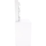 Kondela Toaletna mizica z LED lučmi, bela, LEDIO | Shoptok.si