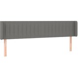  LED uzglavlje tamnosivo 203x16x78/88 cm od tkanine | shoptok.hr