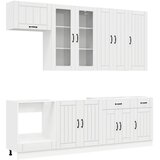  Kuhinjska jedinica LUCCA 8 kom. Bijela visokog sjaja - Bijela visokog sjaja 100 cm | shoptok.hr