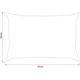  Presvlaka za jastuk 6 pcs HEERLEN Svjetlosiva 50 x 75 cm Baršun | shoptok.hr