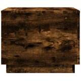 Ormarić za uzglavlje LED boja dimljenog hrasta 50x50x40 cm | Eponuda.com