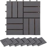  Pločice za decking 20 pcs Siva 30 x 30 cm Acacijsko drvo | Eponuda.com