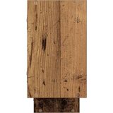 vidaXL Stenska kockasta polica 5 predelki starinski les inženirski les | Shoptok.si