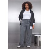 Trendyol Ženske pantalone Tbbaw26Ar00013, Tamnosive Cene