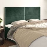  Uzglavlje 4 kom tamnozeleni 90x5x78/88 cm baršunasta Cijene