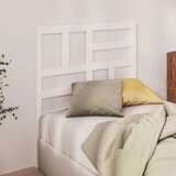  Uzglavlje za krevet bijelo 96 x 4 x 104 cm od masivne borovine | shoptok.hr