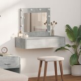 vidaXL betonska siva beton 83 x 40 x 70 cm toaletna miza pravokotna | Shoptok.si