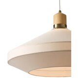 Halo Design 744091-Luster na sajli PARIS 1xE14/40W/230V prečnik 24 cm krem./mesing/hrast | Eponuda.com