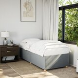  Okvir kreveta bez madraca svjetlosivi 100x200 cm od tkanine | shoptok.hr