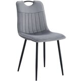  Kuhinjska stolica VALERIO velvet siva | shoptok.hr