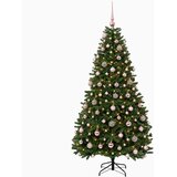  Umjetno božićno drvce srednje zeleno s kuglicama 240 cm | shoptok.hr