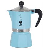 Bialetti Espresso kuhalnik Rainbow "3 skodelice" - Svetlo modra | Shoptok.si