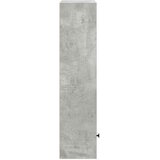  Regal za knjige boja betona 31x24x102 cm konstruirano drvo | shoptok.hr