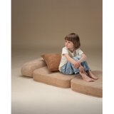 Wigiwama Svetlo rjav otroški fotelj iz rebrastega žameta Flip – | Shoptok.si