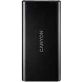 Canyon PB-106 Power bank 10000mAh Li-poly battery, Input 5V2A, Output 5V2.1A(Max), USB cable length 0.3m, 140*68*16mm, 0.24Kg, Black ( CNE-CPB1006B ) Cene