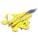  3d drvena slagalica-Žuti f-22 raptor | ePonuda.com