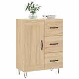 Komoda boja hrasta sonome 69,5x34x90 cm od konstruiranog drva Smeđa | shoptok.hr