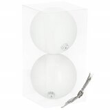  Set Kuglica za Božićno Drvce Springos® 15 cm - Bijela (2 kom.) | shoptok.hr