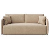 Rodier Svjetlo smeđa baršunasti sklopiva sofa 220 cm Chaum – | shoptok.hr