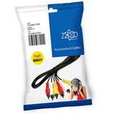 Zed Electronic elektronski RCA kabel 1,0 meter, 3xRCA - AVK/1,0 Cene