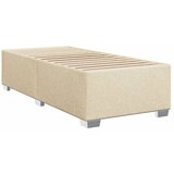  Boxspring krevet s madracem Krem 80 x 200 cm Tkanina - Krem 80 x 200 cm Dizajn s rombovima | shoptok.hr