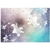  Samoljepljiva foto tapeta - Glass Flowers 294x210 | shoptok.hr