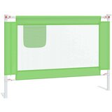 vidaXL Sigurnosna ograda za dječji krevet zelena 90 x 25 cm od tkanine | shoptok.hr
