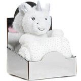 Bbo Set ćebe sa igračkom za bebe Jednorog, Beli Cene