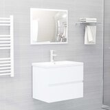 vidaXL 2-dijelni set kupaonskog namještaja od iverice bijeli Cijene