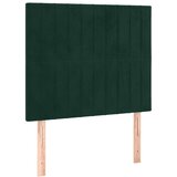  Box spring krevet s madracem tamnozeleni 80 x 200 cm baršunasti | shoptok.hr