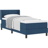  s opruga kutije s uzglavljem Plava 200 x 80 cm tkanina | shoptok.hr