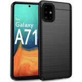 Nillkin Silikonski ovitek za Samsung Galaxy A71 A715 - mat carbon črn | Shoptok.si