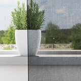 Voile zavjese s gornjim jezičkom 2 kom crne | Shoptok.si