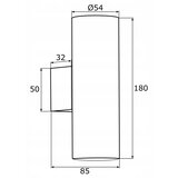  Argon 0910 - Zidna svetiljka MITOS 2xGU10/5W/230V bela | Eponuda.com