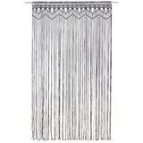 Furnova Zavesa makrame antracitna 140x240 cm bombaž, (21917784) | Shoptok.si