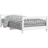 The Living Store Otroški posteljni okvir bel 80x160 cm trdna borovina - Otroški Posteljni Okvir, (21625296) | Shoptok.si