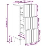  Predalna omara Artisan hrast 33 x 34,5 x 92 cm Inženirski les, (5000232509) | Shoptok.si
