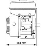  Crni benzinski motor 6,5 KS 4,8 kW | shoptok.hr