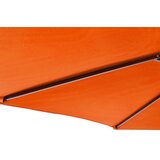  Vrtni suncobran s čeličnom šipkom terakota 225 x 225 x 212 cm | Eponuda.com