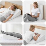  Jastučić u obliku klinasti jastučić Bijelo 69 x 64 x 19 cm | Eponuda.com